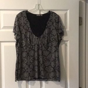 Black evening top